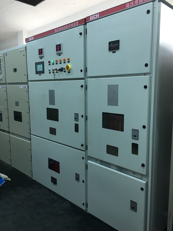 渭化高壓發(fā)電機組項目應用—高壓發(fā)電機軟并網裝置(圖1)